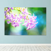 Charming Lilac-Blume Leinwanddruck (Insitu (Holzboden))