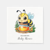 Charming Little Bee Baby Dusche Serviette (Vorderseite)