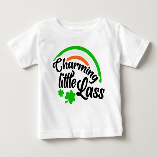 Charming Little Lass Baby Girl T - Shirt (Vorderseite)