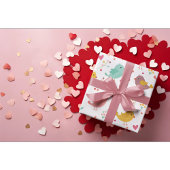 Charming Lovebirds Geschenkpapier