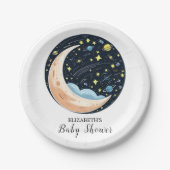 Charming Lovely Stars Baby Dusche Pappteller (Vorderseite)