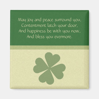 Charming Lucky Clover Magnet