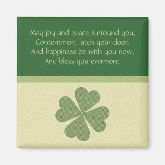 Charming Lucky Clover Magnet (Vorne)