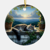 Charming Maine Coon Keepsake Keramik Ornament (Vorne)