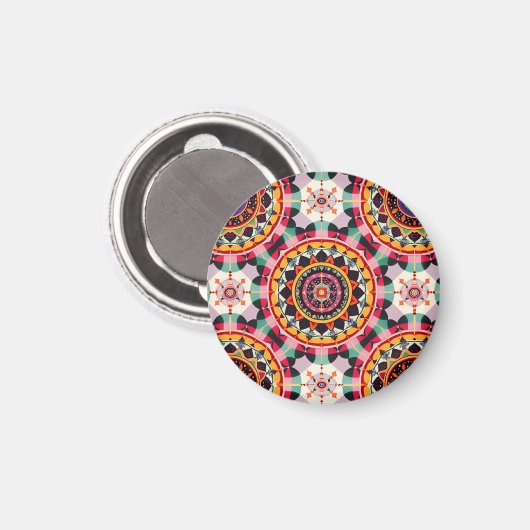 Charming Mandala Muster Magnet (Vorderseite/Rückseite)