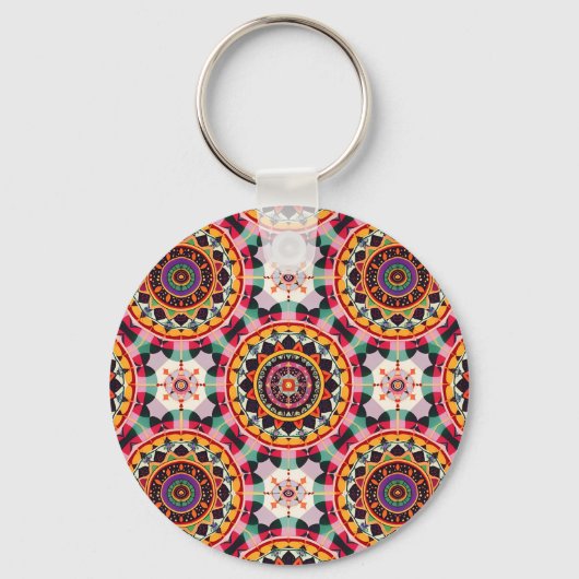 Charming Mandala Muster Schlüsselanhänger (Vorderseite)