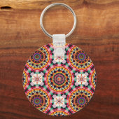 Charming Mandala Muster Schlüsselanhänger (Vorderseite)