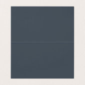 Charming Modernes Monogramm Grau sauber Visitenkarten (Innenseite Aufgefaltet)