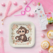 Charming Monkey Pappteller (Party)