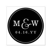 Charming Monogram-Briefmarke Permastempel (Design)