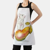 Charming Mouse on a Pear Schürze (InSitu)