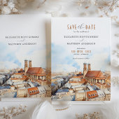 Charming Munich Wedding Save the Date Card Einladung