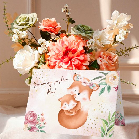 Charming-Muttertagskarte Dankeskarte