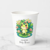 Charming Mystical Frog Baby Dusche Pappbecher (Vorderseite)