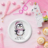 Charming Mystical Pinguin Baby Dusche Pappteller (Party)