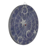 Charming Mystique Silver Moon | Stars Sun Amulet Dartscheibe (Vorderseite Links)