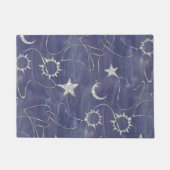 Charming Mystique Silver Moon | Stars Sun Amulet Fußmatte (Vorderseite)