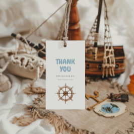 Charming Nautic Geburtstag Geschenkanhänger