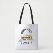 Charming Neoplasticism Style Monogram. Buchstabe G Tasche (Vorderseite)