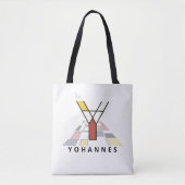 Charming Neoplasticism Style Monogram. Buchstabe Y Tasche (Vorderseite)