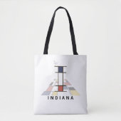 Charming Neoplasticism Style Monogram. Letter I Tasche (Vorderseite)