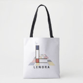 Charming Neoplasticism Style Monogram. Letter L Tasche (Vorderseite)