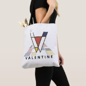 Charming Neoplasticism Style Monogram. Letter V Tasche (Von Nahem)