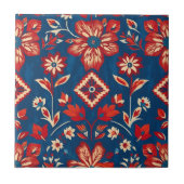 Charming Nordic Style Floral Tile Fliese (Vorderseite)