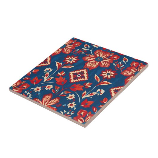 Charming Nordic Style Floral Tile Fliese (Seite)