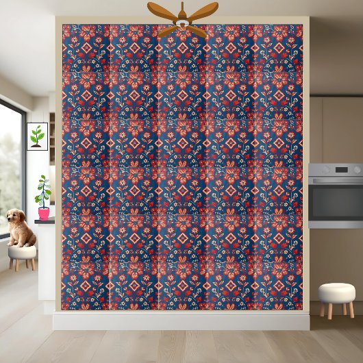 Charming Nordic Style Floral Tile Fliese