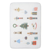 Charming Nutcracker Weihnachtsfest Badematte (Vorderseite Vertikal)