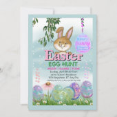 Charming Ostereier Jagen Wasserfarbe Einladung (Vorderseite)