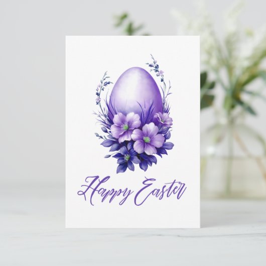 Charming Ostereig Dankeskarte (Stehend Vorderseite)