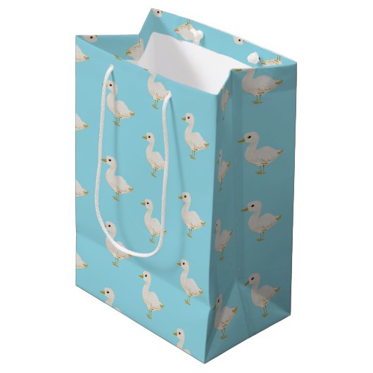 Charming-Osterente Mittlere Geschenktüte (Vorderseite Schrägansicht)