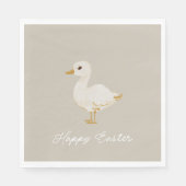 Charming-Osterente Serviette (Vorderseite)