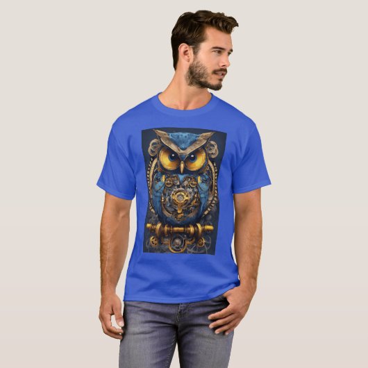 "Charming Owl Print T - Shirt - Ihr Gefühl wecken (Vorne ganz)