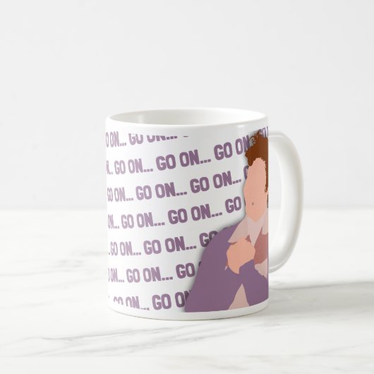 Charming Pater Ted Mrs Doyle handentworfene Tasse (VorderseiteRechts)