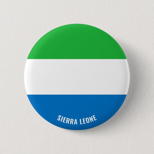 Charming-Patriotic-Button für die Flagge Sierra Le Button (Vorderseite)