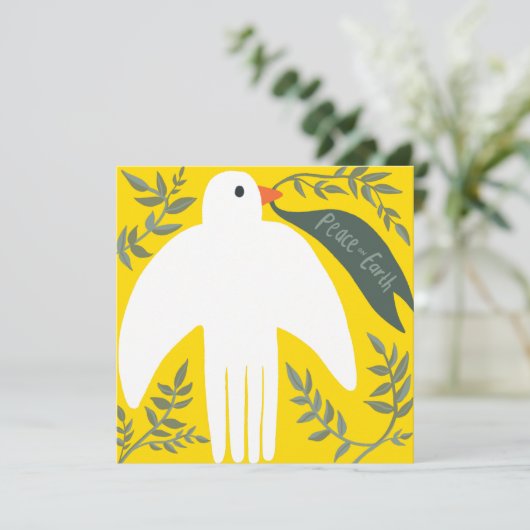Charming Peace Dove Weihnachten Weihnachten Weihna (Stehend Vorderseite)