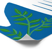 Charming Peace Dove Weihnachten Weihnachten Weihna Poster (Ecke)