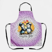 Charming Penguin Couple Schürze (Vorderseite)
