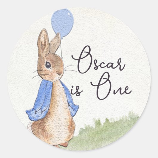 Charming Personalisiert Peter Rabbit Stickers (Vorderseite)
