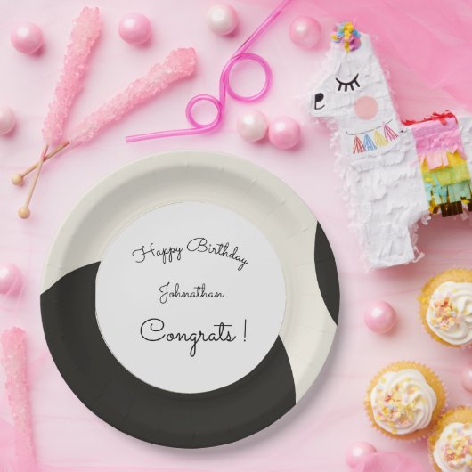 Charming Personalize Pappteller (Party)