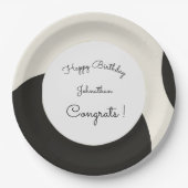 Charming Personalize Pappteller (Vorderseite)