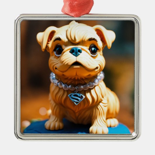 "Charming Pet Ornaments" Ornament Aus Metall (Vorne)