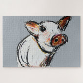Charming Pig Puzzle von Molly Magdalain (Horizontal)