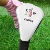 Charming Pink Golf Bag Personalized Monogrammed Headcover