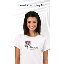 Charming Pink Rose Brautparty Tasche - Individuell