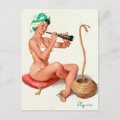 Charming Pinup Postkarte (Vorderseite)