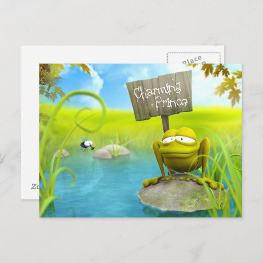 Charming-Prinz Postkarte (Vorne/Hinten)
